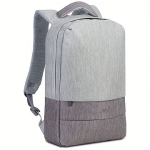 Rivacase Prater anti-theft Laptop backpack, 15.6", Grey/Brown 7562GREY/MOCHA