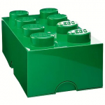 Lego Storage Brick 8, Green 40041734