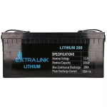 ExtraLink Battery LiFePO4 200AH 12.8V BMS EX.30479 EX.30479