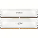 Crucial Pro OC White, DDR5, 64GB, 6400MT/s, CL38, Kit of 2 CP2K32G64C40U5W