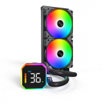 Montech HyperFlow Digital 240, Black HYPERFLOW DIGITAL 240 (B)