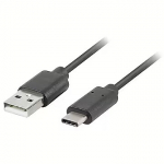 Lanberg USB-A 3.1 to USB-C, 1.8m CA-USBO-31CU-0018-BK