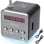 RoGer Bluetooth Wireless Speaker with FM Radio RO-FM-BK