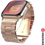Swissten Metal band, 42-44mm, Gold - for Apple Watch 1/2/3/4/5/6 46000313