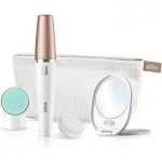 Braun facial epilator/brush Wet & Dry 3in1 FaceSpa 851V, White 4210201171171