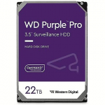Western Digital 22TB, 7200rpm, 512MB, SataIII, Purple Pro, CMR WD221PURP