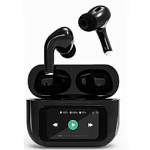 Gembird Austiņas Gembird BT TWS with LCD display and Active Noise Cancelling Black TWS-LCD-ANC-01-BK