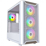 Montech XR Wood ARGB, Tempered Glass, White XR WOOD (W)