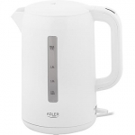 Adler | Kettle | AD 1386 | Electric | 1850 W | 2.2 L | Plastic | 360&deg; rotational base | White AD 1386