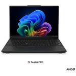 Lenovo ThinkPad T16 Gen 5 16 WUXGA AMD R5 AI PRO 440/16GB/512GB/AMD Radeon 840M/WIN11 Pro/ENG Backlit kbd/Black/FP/LTE Upgradable/3Y Warrant | 21WX001YMH