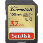 Western Digital Extreme Plus, SDHC, 32GB, Class 10, UHS-I, U3, V30 SDSDXWT-032G-GNCIN