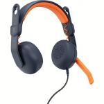 Logitech Zone Learn, On-Ear, Blue/Orange 981-001372