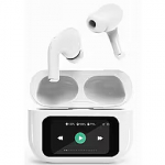 Gembird Austiņas Gembird BT TWS with LCD display and Active Noise Cancelling White TWS-LCD-ANC-01-W