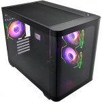 FSP S380 ARGB, Panoramic Tempered Glass, Black POC0000242