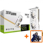 Zotac GeForce RTX 5070, 12GB GDDR7, Twin Edge OC White Edition (DLSS 4) ZT-B50700Q-10P