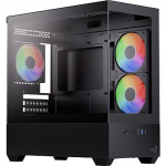 AeroCool P300D, Tempered Glass, Black ACCS-PN04033.11