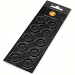 EK Water Blocks EK-Quantum Torque Color Ring 10-Pack STC 12/16, Black 3831109816639