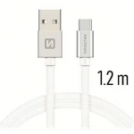 Swissten USB-A 3.1 to USB-C, 1.2m SW-QU-TYPC-3.1-1.2m-SI