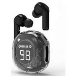 Gembird Austiņas Gembird Transparent TWS in-ears Black TWST-01-BK