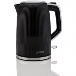 Gorenje K17DPB | Kettle | Electric | 1.7 L | 2200 W | Plastic/Stainless steel | 360&deg; rotational base | Black K17DPB