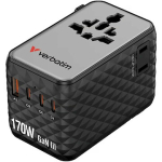 Verbatim Travel Adapter EU / UK / US / 2x USB-A / 3x USB-C 70W 30190