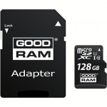 Goodram M1AA, microSDXC, 128GB, Class 10, UHS-I + Adapter M1AA-1280R12