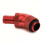 Bitspower Deep Blood Red Dual Rotary 45-Degree 3/8" Fitting BP-DBR45R2II