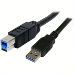 Startech Superspeed, USB-A to USB-B 3.0, 3m USB3SAB3MBK