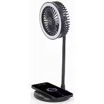 Gembird Ventilators Gembird Desktop Fan with Lamp and Wireless Charger TA-WPC10-LEDFAN-01