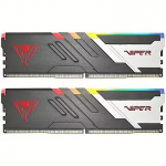 Patriot Viper Venom RGB, DDR5, 64GB, 52000MT/s, CL40, Kit of 2 PVVR564G520C40K