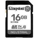 Kingston Industrial, SDHC, 16GB, UHS-I, U3, V30 SDIT/16GB