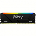 Kingston 16GB, DDR4, 3200MHz, CL16, Single Stick, Fury Beast RGB KF432C16BB2A/16