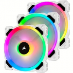 Corsair LL120 RGB White, Triple Pack with Lighting Node PRO CO-9050092-WW