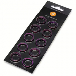 EK Water Blocks EK-Quantum Torque Color Ring 10-Pack STC 12/16, Purple 3831109816684