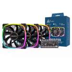 Montech AX120 PWM ARGB, 3 Pack, Black AX120 3 IN 1 PACK (B)