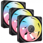 Corsair iCUE LINK LX120-R RGB, Reverse Blade, Black, 3 Pack CO-9051050-WW