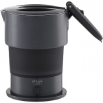 Adler AD 1377 Silicon Travel Kettl, Grey AD 1377g