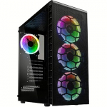 Kolink Observatory Lite Mesh RGB, Tempered Glass, Black OBSERVATORY LITE MESH