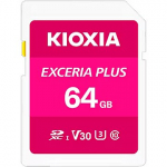 Kioxia Exceria Plus, 64GB, SDXC, UHS-I, U3, V30 LNPL1M064GG4