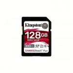 Kingston React Plus, SDXC, 128GB, Class 10, UHS-II, U3, V90 SDR2/128GB