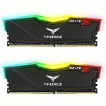 TeamGroup T-Force Delta Black, DDR4, 16GB, 3200MHz, CL16, Kit of 2 TF3D416G3200HC16FDC01