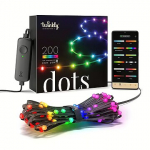 Twinkly Dots 200 LED RGB black wire TWD200STP-BEU