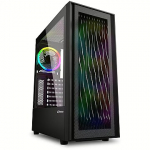 Sharkoon RGB WAVE, Tempered Glass, Black 4044951037544