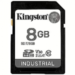Kingston Industrial, SDHC, 8GB, UHS-I, U3, V30 SDIT/8GB