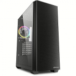 Sharkoon VS9 RGB, Tempered Glass, Black 4044951039111