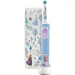 Oral-B Pro Kids 3+, Frozen, White/Blue - exclusive travel case special edition Pro Kids 3+ Frozen