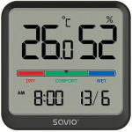 Savio Temp./humidity sensor SAVIO CT-01/B black SAVCT-01/B