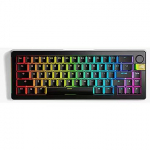 Glorious GMMK 3 Pro HE Wireless 65 % Custom Gaming, ANSI (US) GLO-KB-GMMK3-PRO-65-PB-HE-WL-BLK-US