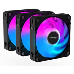 Gigabyte AORUS EZ CHAIN FAN 120, 3 Pack, Black GP-ECFAN1203