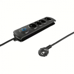 Qoltec Surge protector, 4 Socket, 2.5m 50105